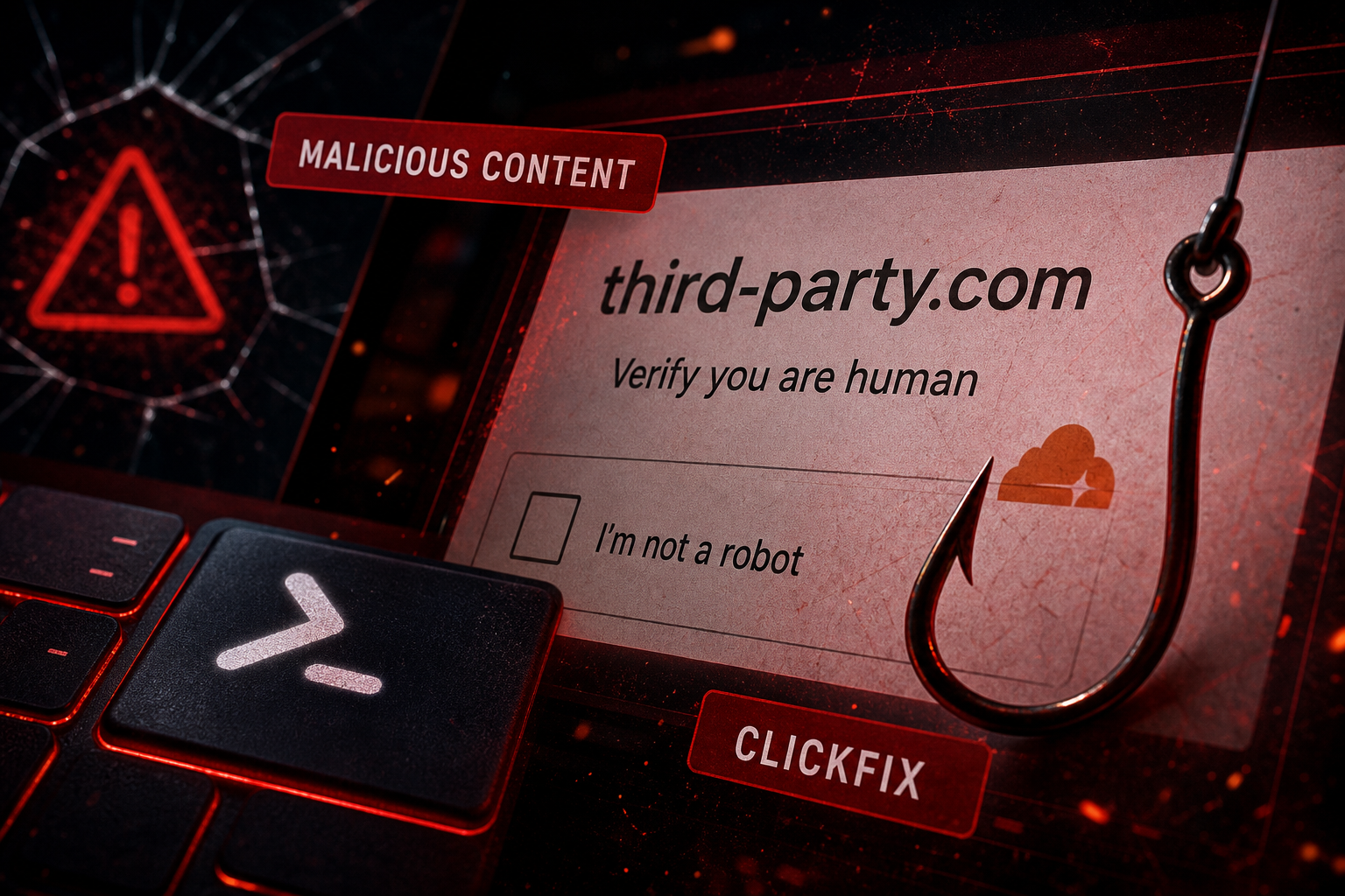 Domínio third-party.com é utilizado para ataques ClickFix direcionados a usuários de Windows