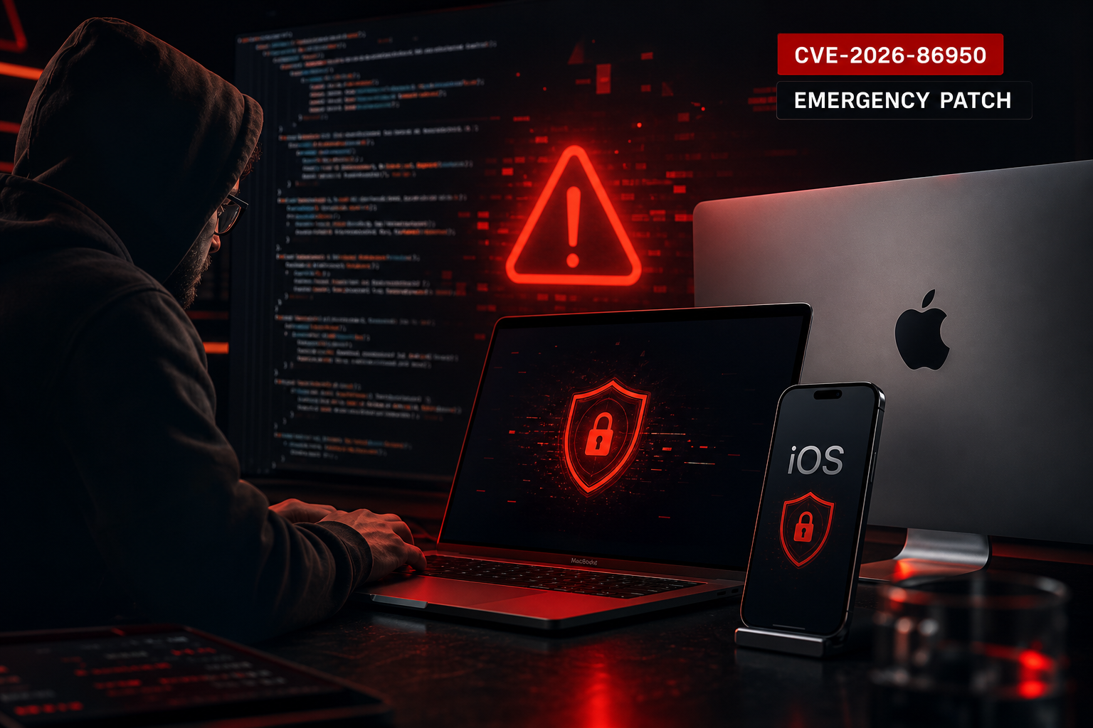 Falha CVE-2026-86950 em iOS e macOS permite execução remota de código