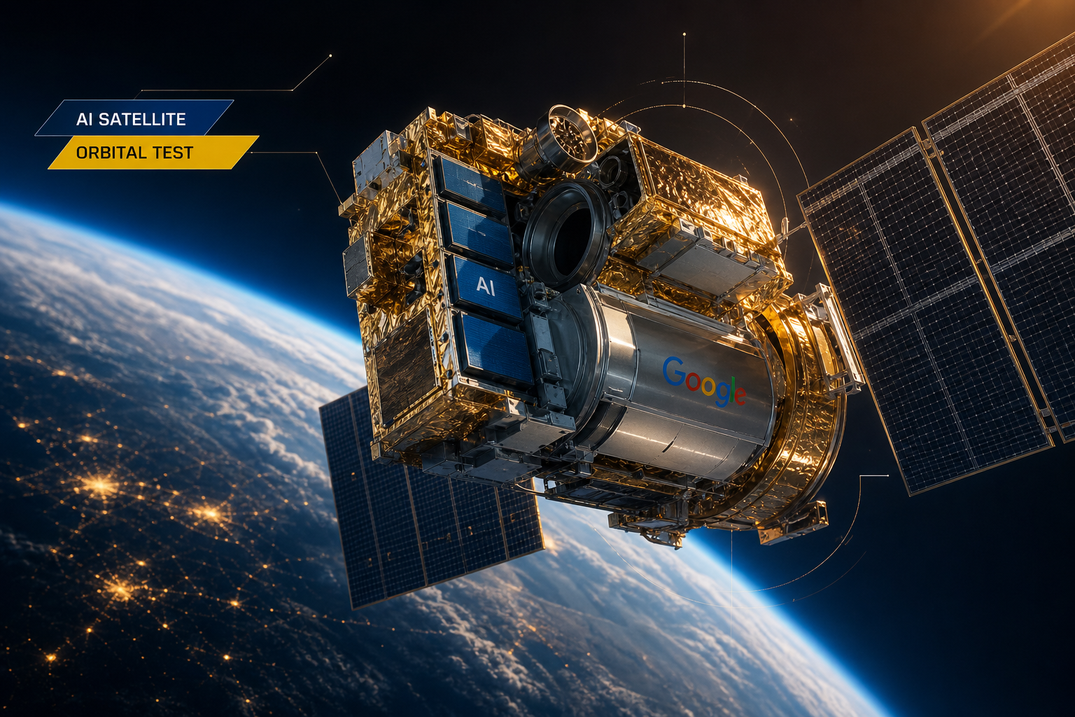 Google planeja lançar satélite para testar IA em órbita terrestre