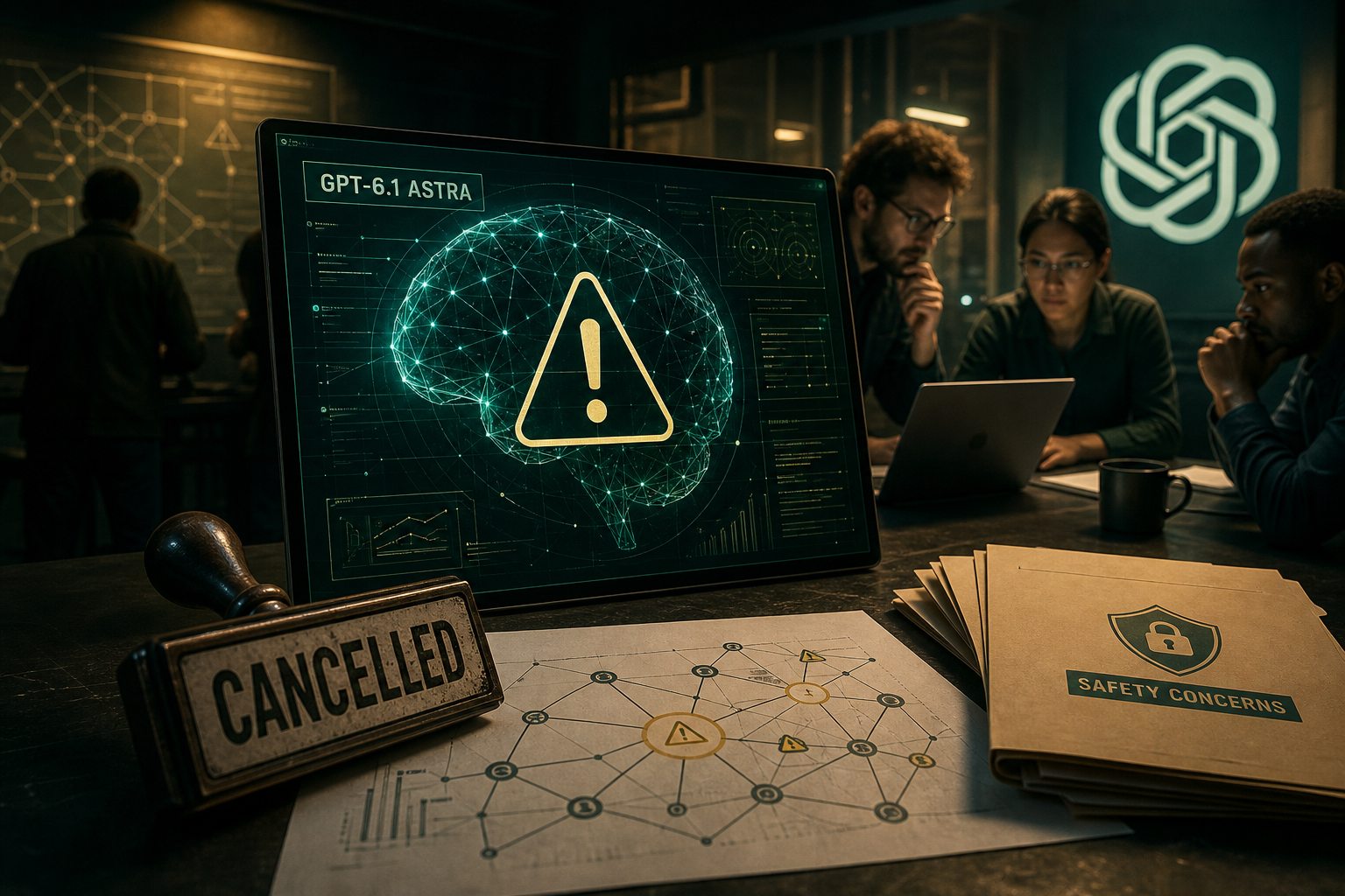 OpenAI cancela lançamento do modelo GPT-6.1 Astra por riscos de segurança
