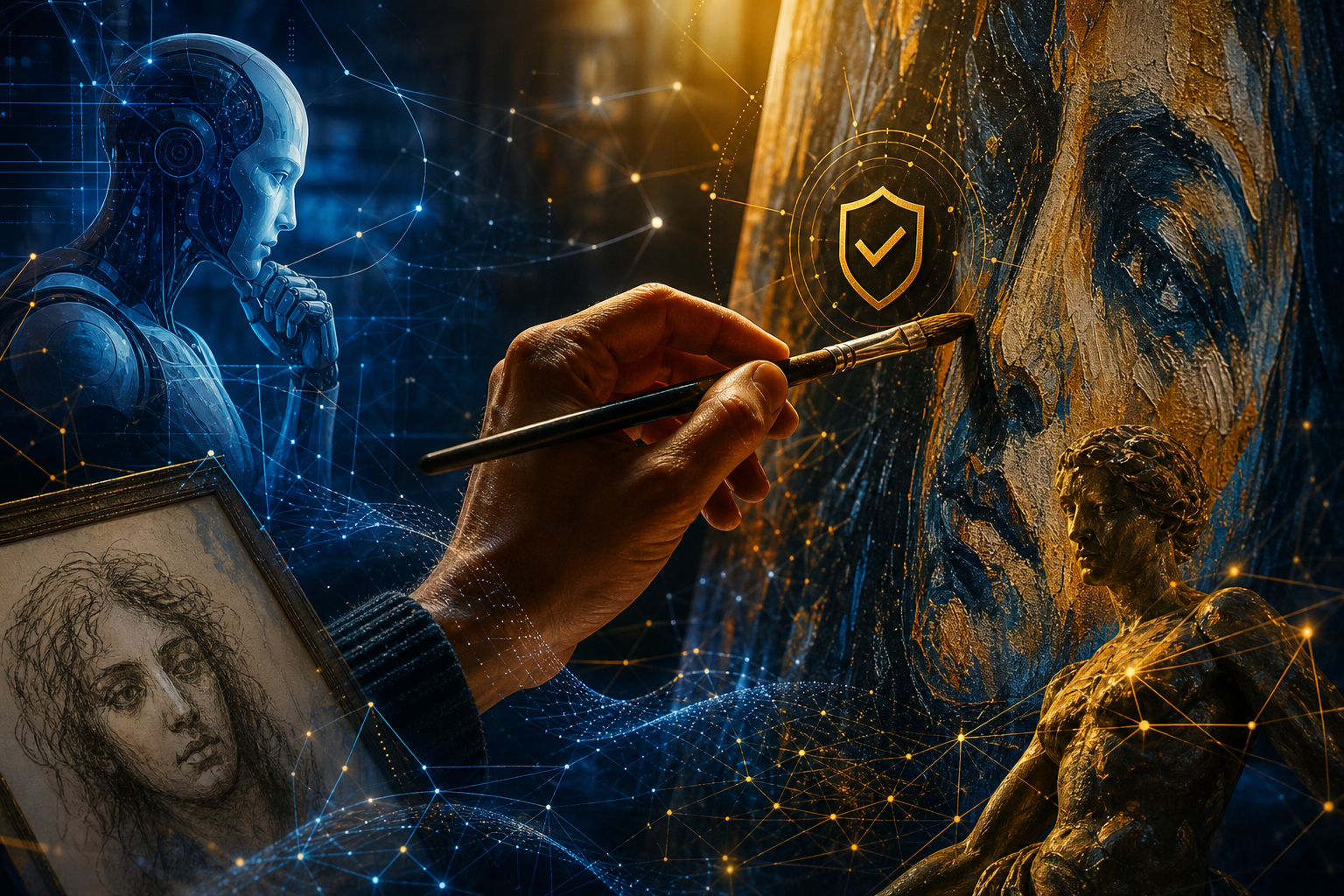 AI valoriza arte humana com crescente demanda por autenticidade