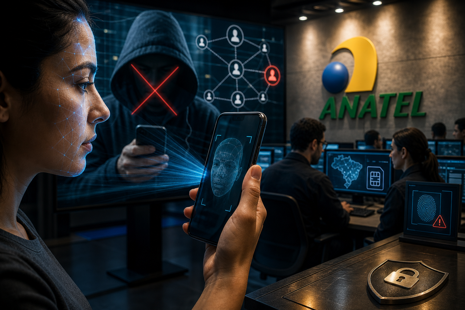 Anatel determina obrigatoriedade de biometria para usuários de telefonia móvel