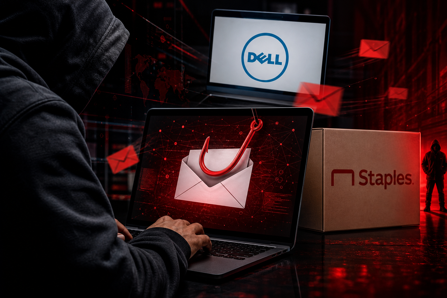 Ataques de phishing usam e-mails legítimos da Dell e Staples