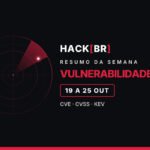 Boletim de vulnerabilidades: 8 falhas exploradas e 131 que merecem atenção (19/10 a 25/10)