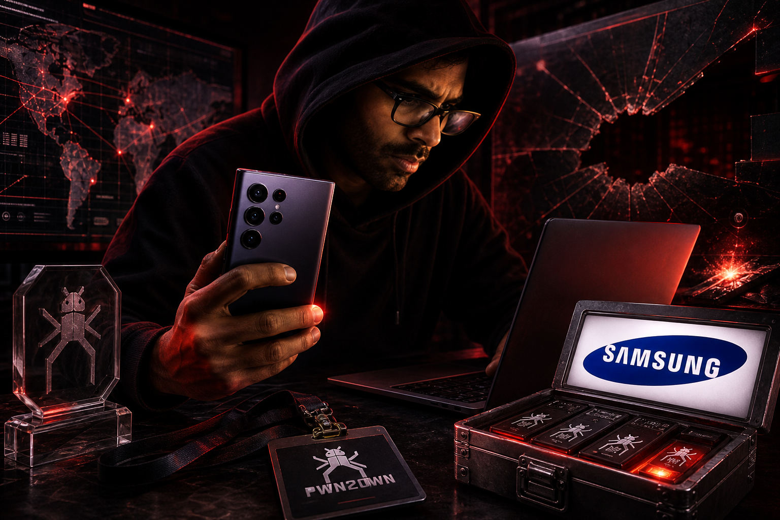 Exploração de 32 zero-days no Samsung Galaxy S26 durante Pwn2Own 2026