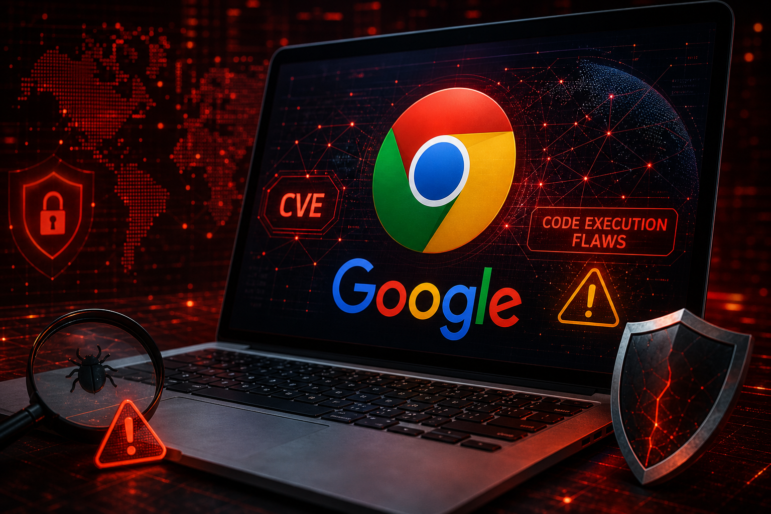 Google Chrome corrige quatro falhas críticas de execução remota de código