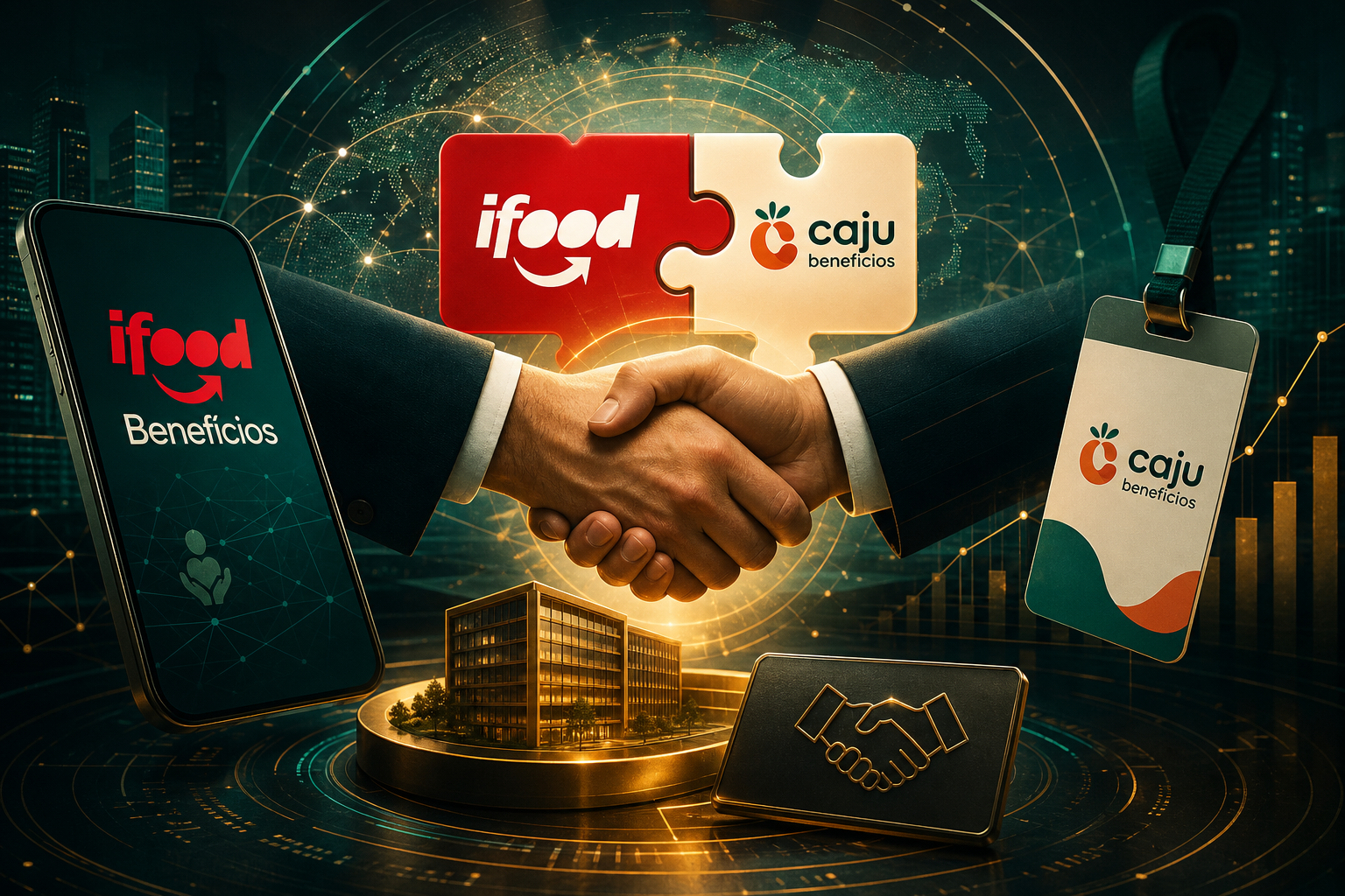 iFood Benefícios adquire Caju por R$ 1,2 bilhão e expande operações