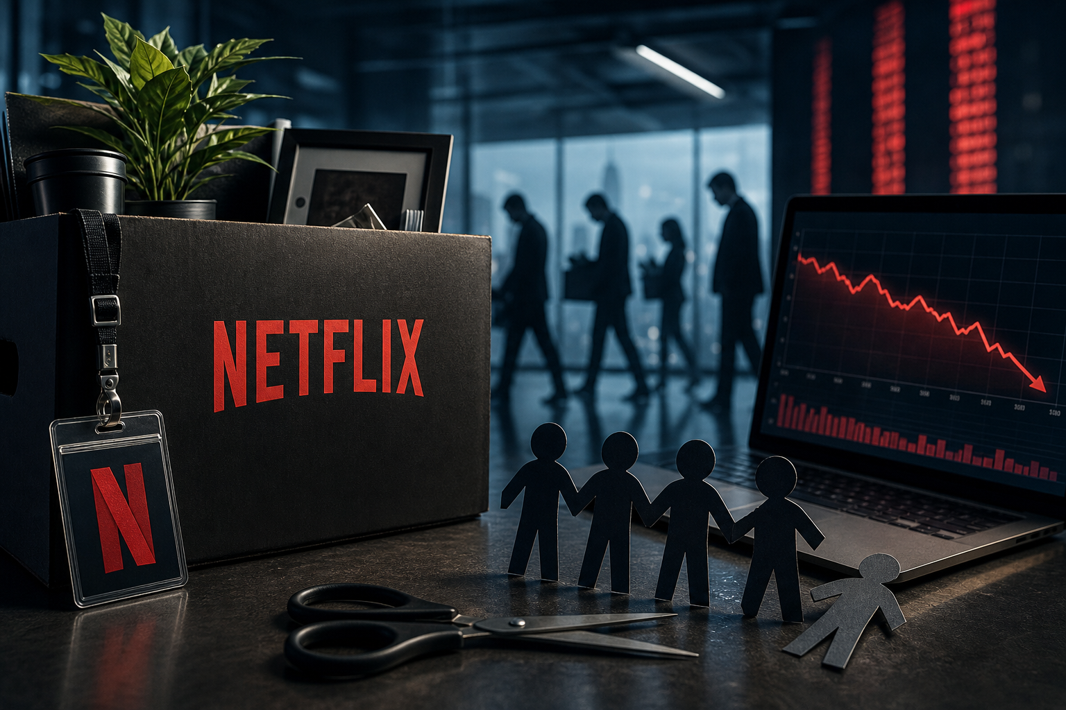 Netflix anuncia demissão de mil funcionários em meio a desafios financeiros
