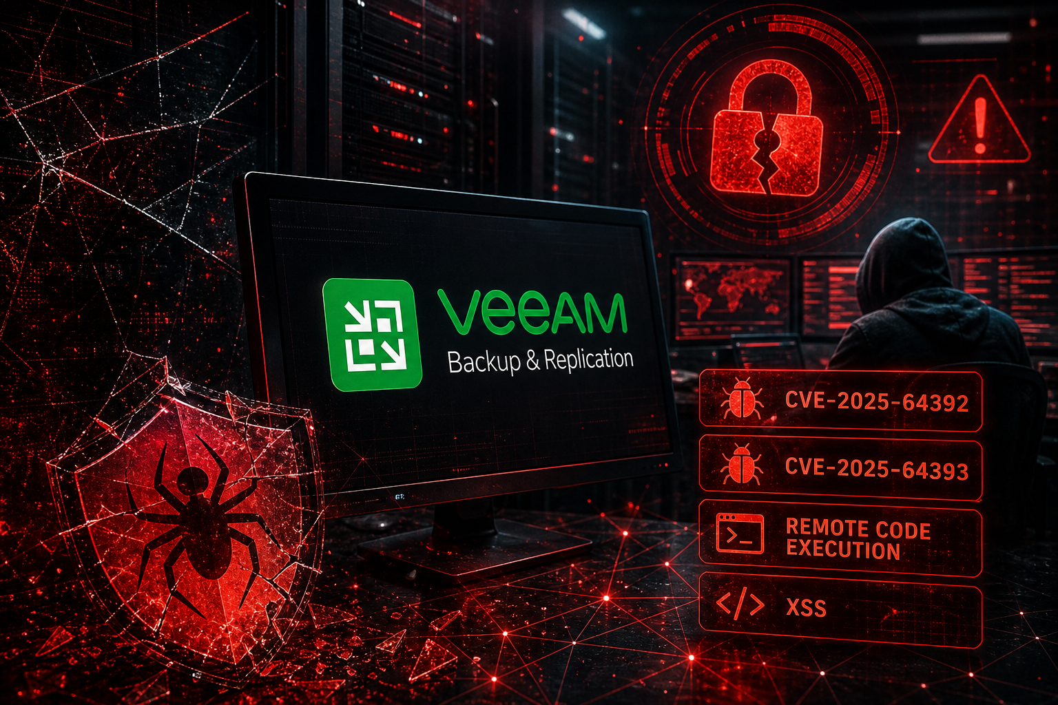 Veeam Backup & Replication apresenta vulnerabilidades CVE-2025-64392 e CVE-2025-64393